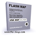 Flash Map US States Silver (with FLA source) screenshot