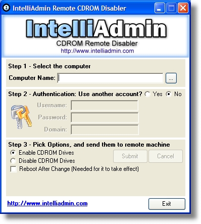 CD ROM Drive Remote Disabler screenshot