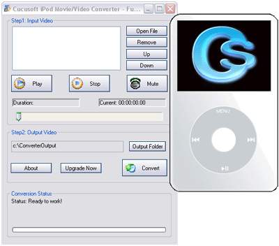 Cucusoft iPod Movie/Video Converter Pro screenshot