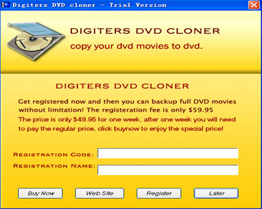 Digiters DVD Cloner screenshot