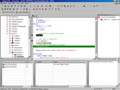 AlligatorSQL screenshot