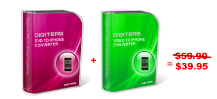 Digiters DVD + Video to iPhone Converter screenshot