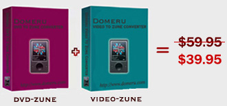 Domeru DVD to Zune Converter + Video 3.6.4 screenshot