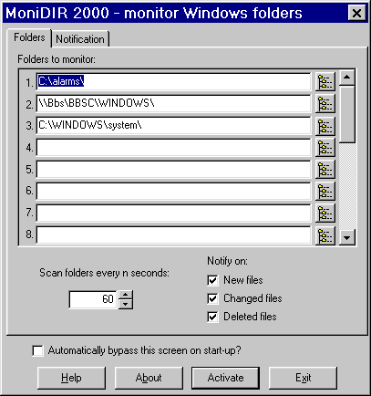 Monidir 2000 screenshot