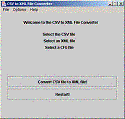 My CSV to XML Converter screenshot