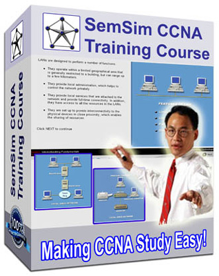 SemSim CCNA Training Course screenshot