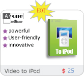 A-one iPod Video Convertor for tomp4.com screenshot