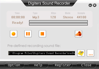 Digiters Sound Recorder screenshot