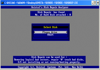 Disk Repair Software screenshot