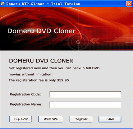 Domeru DVD Cloner screenshot