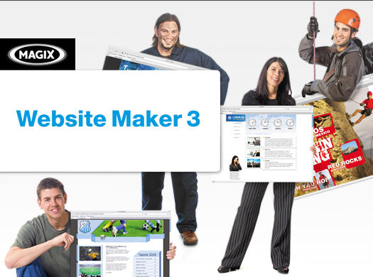 MAGIX Website Maker screenshot