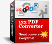 123PDFConverter PDF To Word Converter screenshot