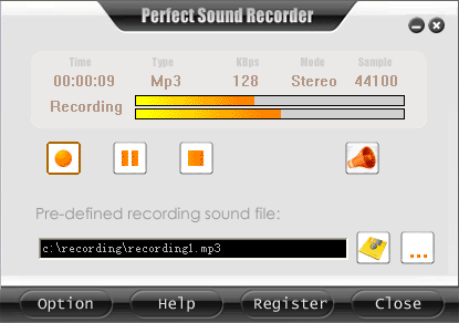 Perfect Sound Recorder screenshot